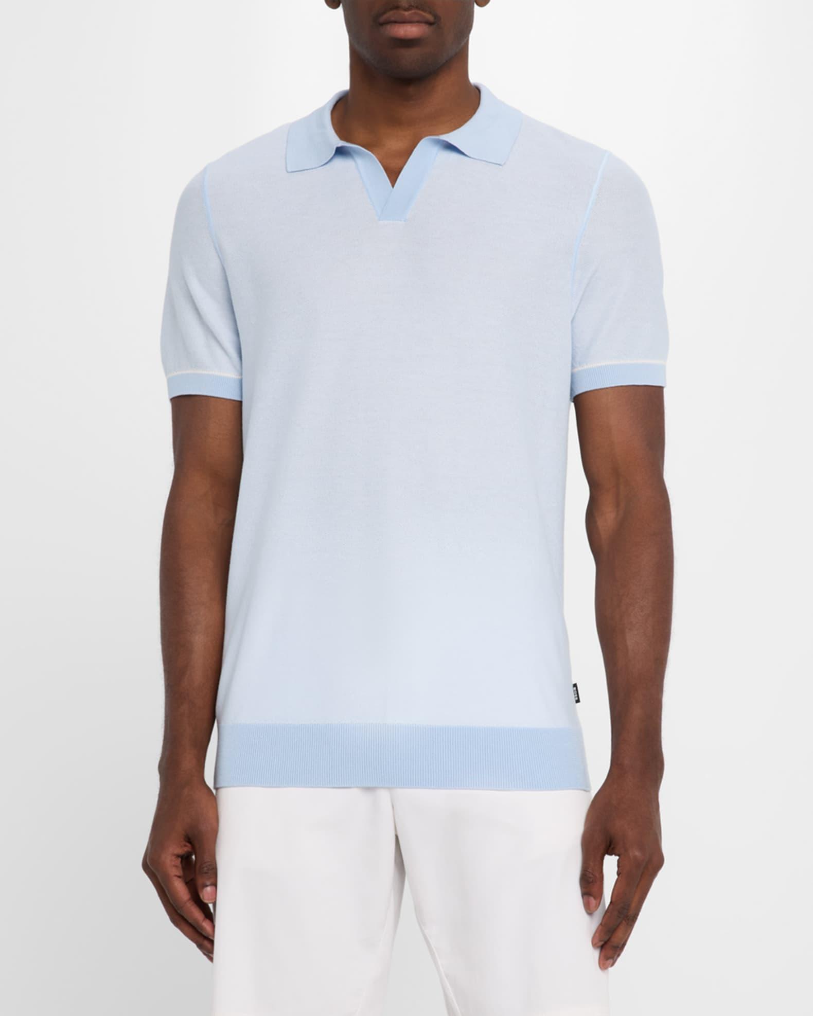 Men's Jianluca Short-Sleeve Polo Sweater Product Image