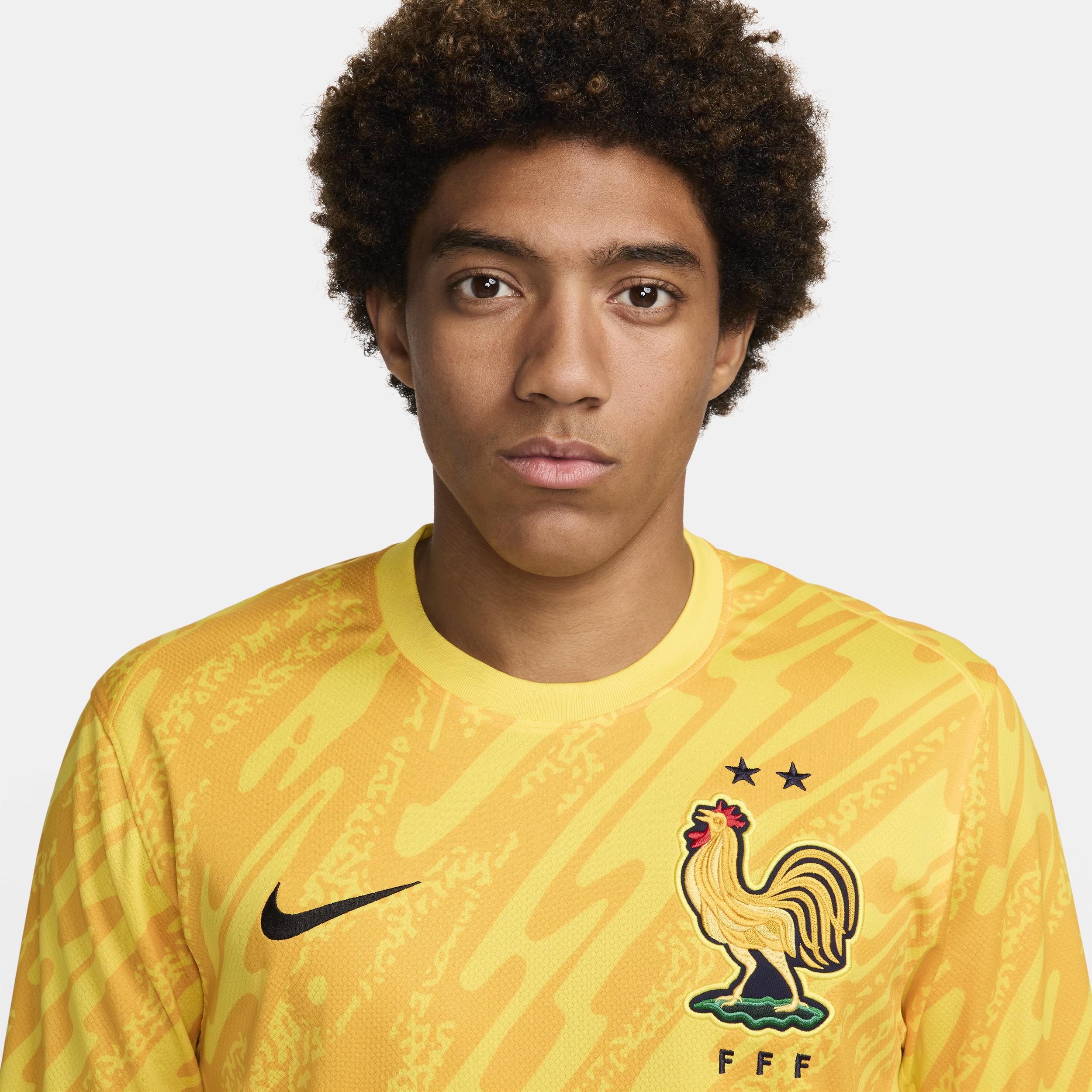 FFF (Team) 2024/25 Stadium Goalkeeper Nike Men's Dri-FIT Soccer Replica Jersey Product Image