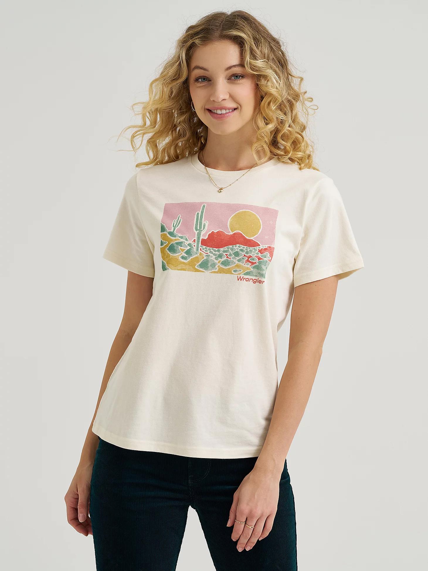 Women's Desert Graphic Tee | Women's TOPS | Wrangler® Product Image