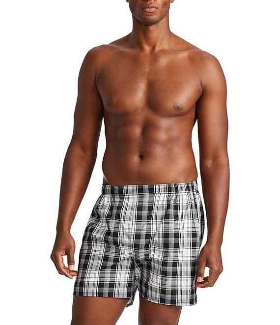 Polo Ralph Lauren Big & Tall Classic-Fit Cotton Woven Boxers 3-Pack Product Image