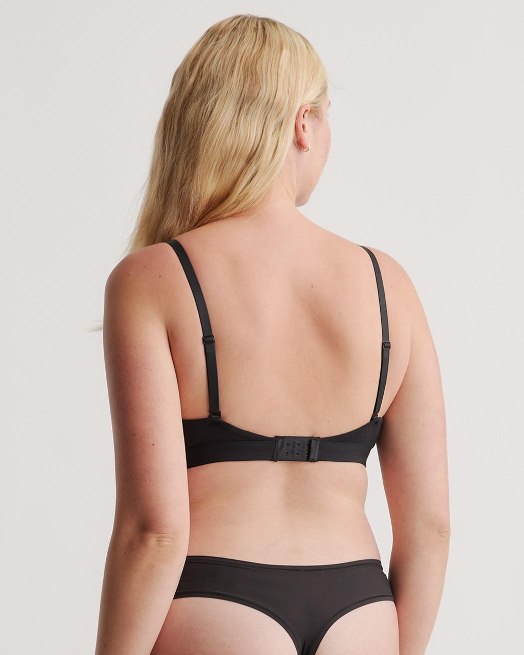 Quince | Women's Micromodal Ruched Bralette Product Image