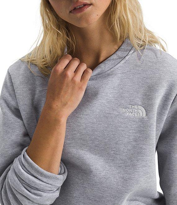 The North Face Evolution Simple Embroidered Logo Crew Neck Long Sleeve Pullover Product Image