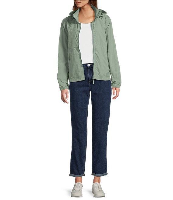 L.L.Bean Stand Collar Long Sleeve Full Zip Light and Airy Windbreaker Product Image