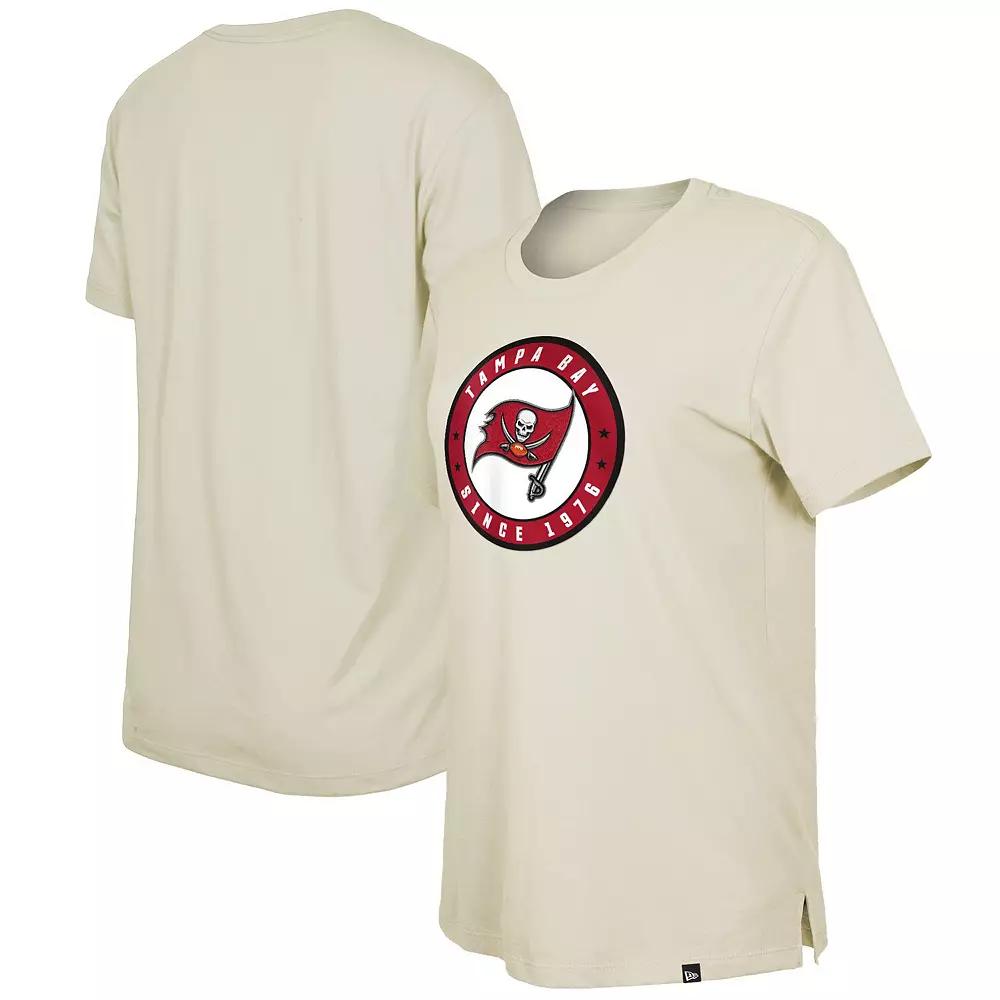 Women's New Era Cream Tampa Bay Buccaneers 2023 NFL Draft T-Shirt,  Product Image