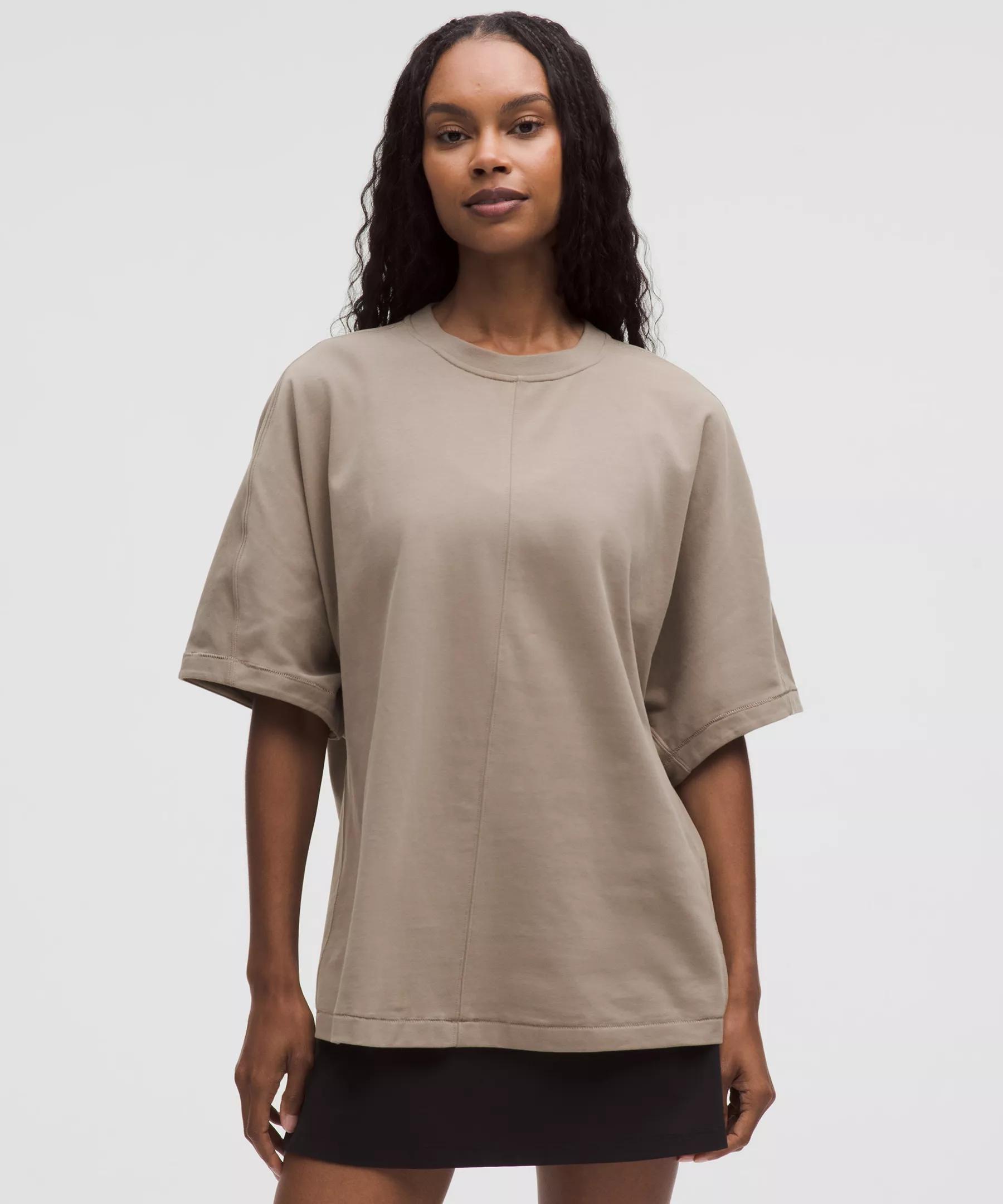 Cotton Jersey Oversized Dolman Tee *Stitch Detail Product Image