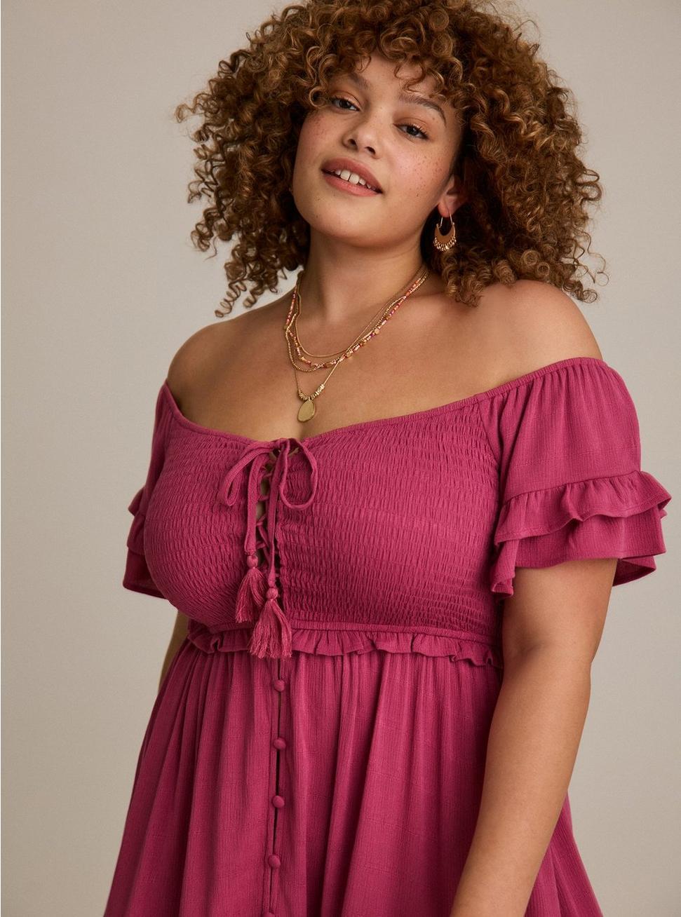 Festi Lace-Up Mini Dress Product Image