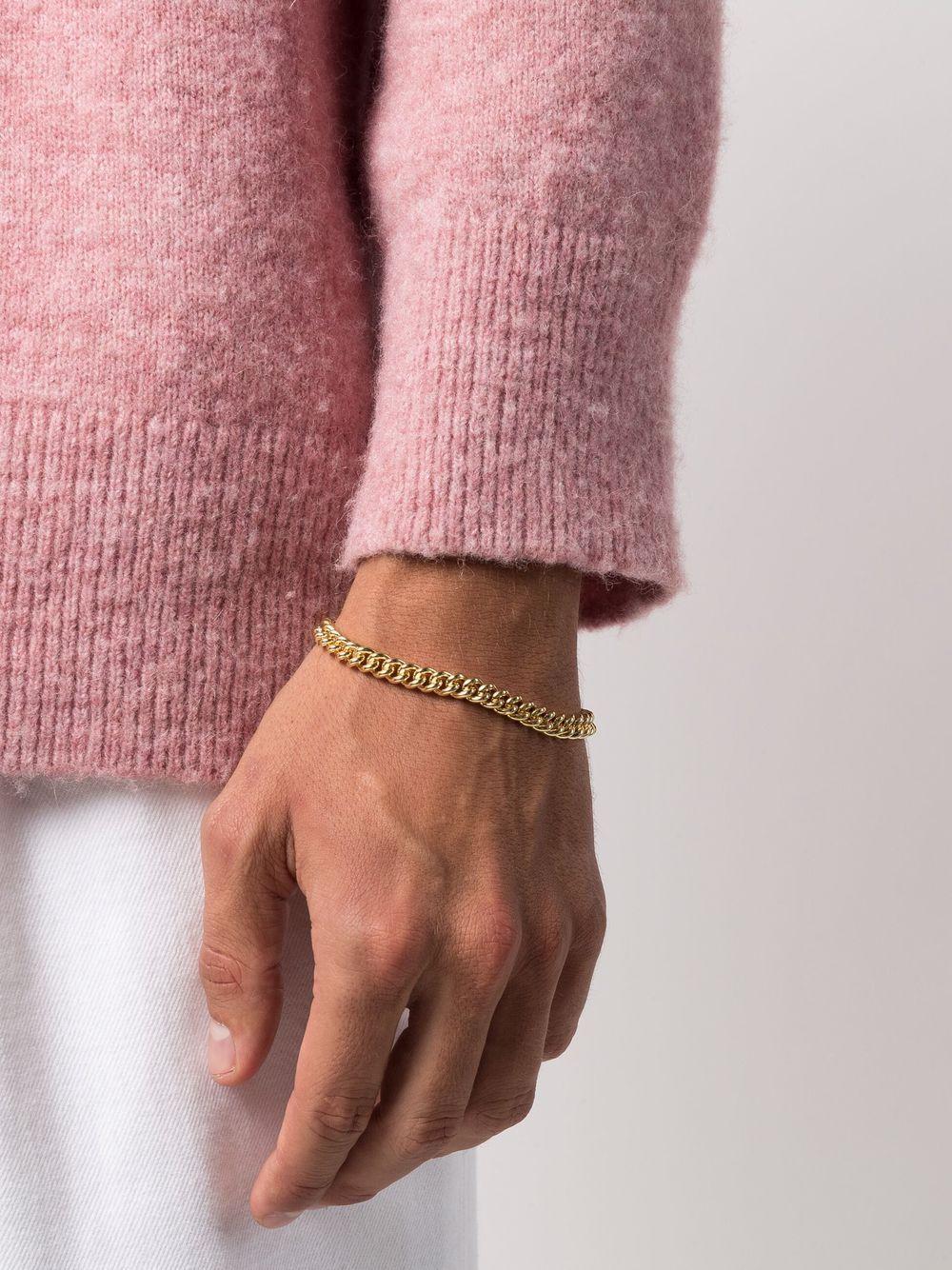 Rounded Curb Thick chain bracelet Product Image