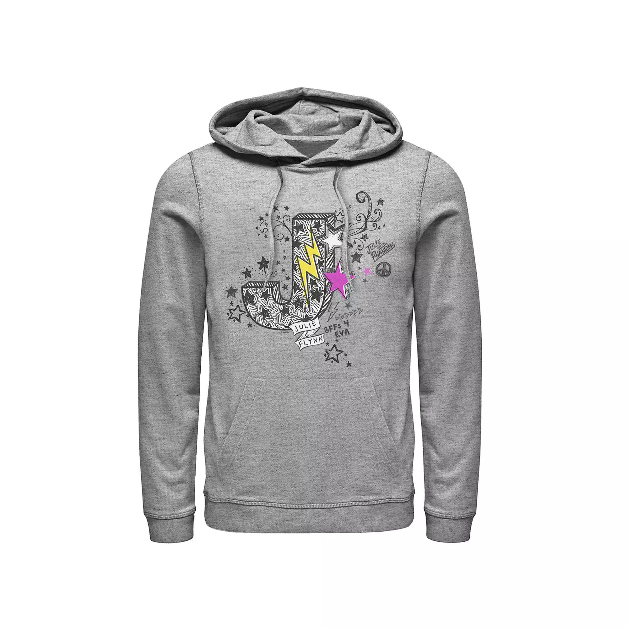 Men's Julie And The Phantoms Julie & Flynn J Sketch Hoodie,  Product Image