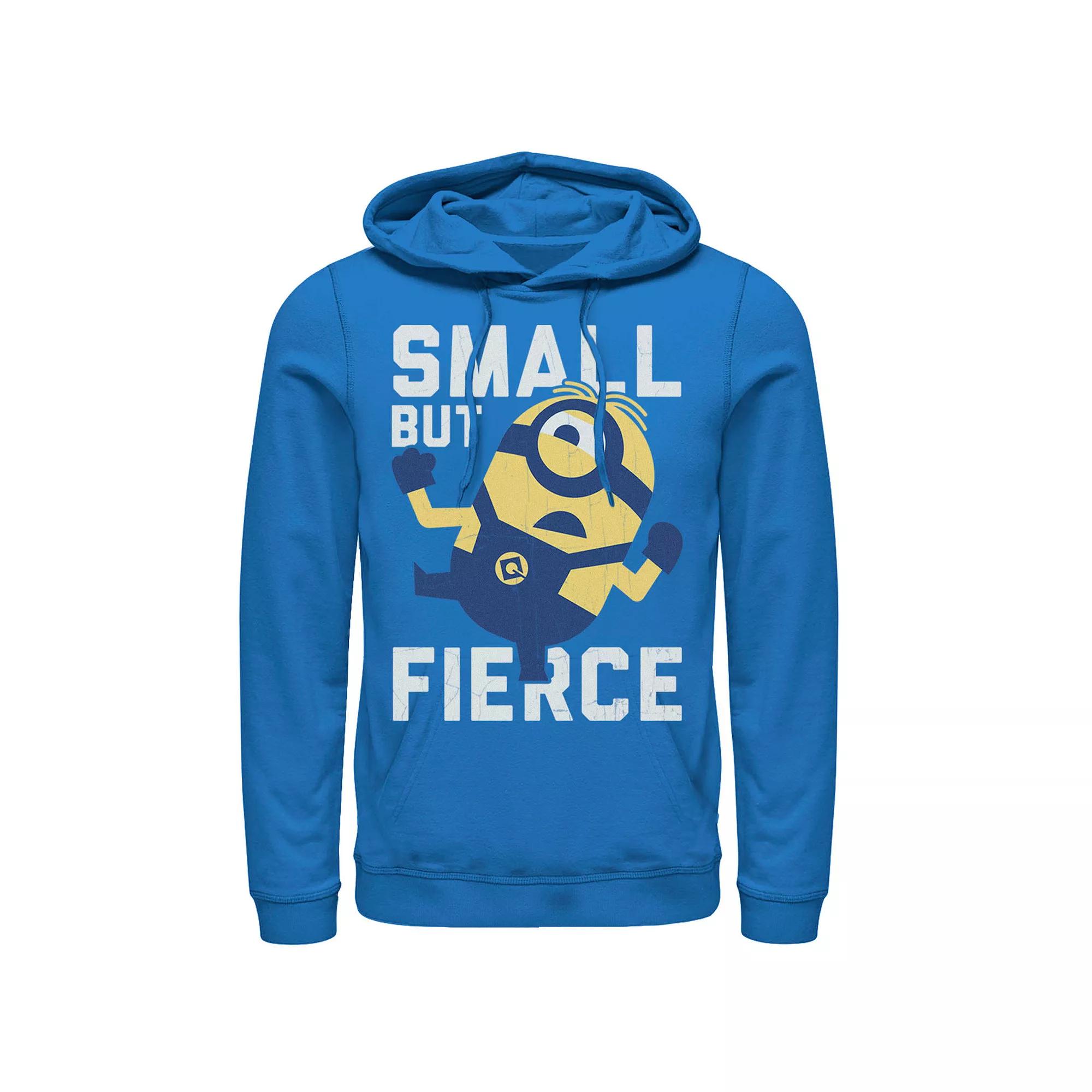 Men's Despicable Me Minions He Is Small But Fierce Graphic Hoodie, Royal Product Image