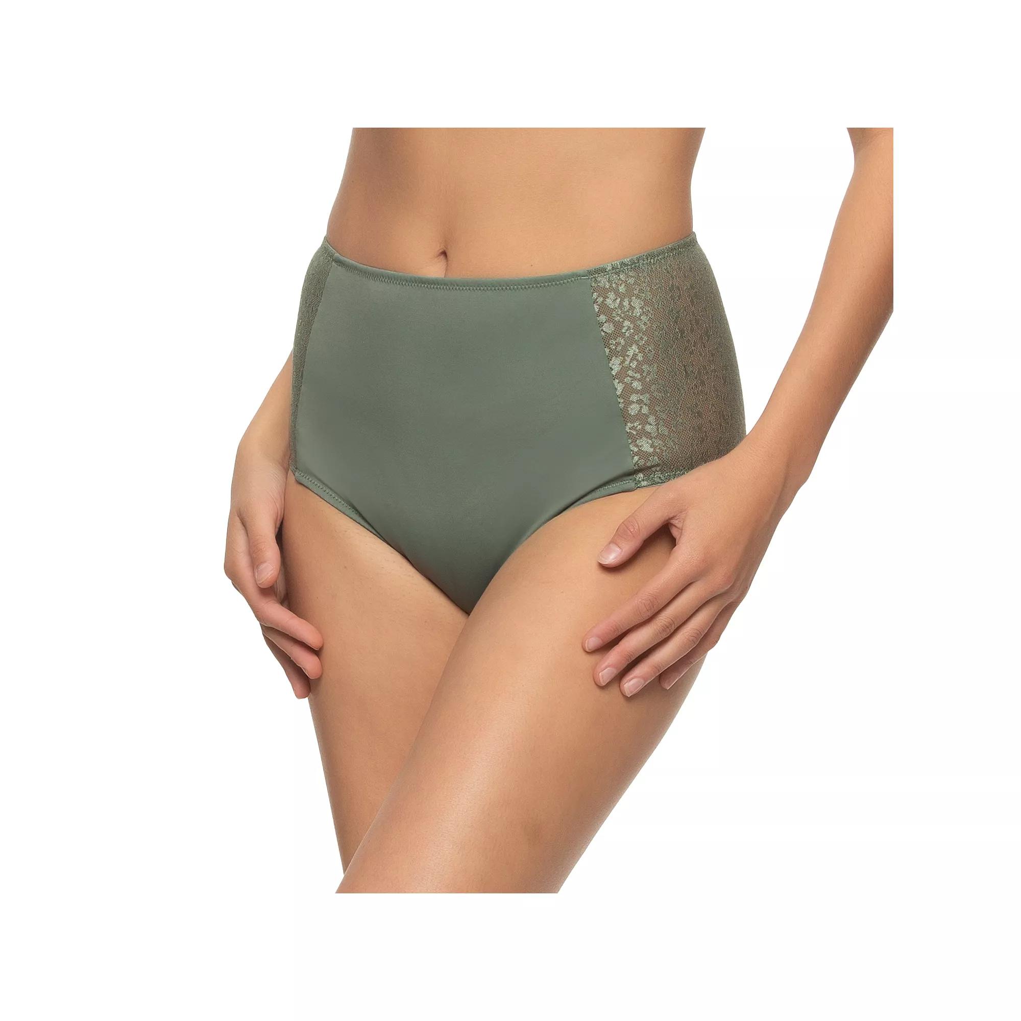 Paramour by Felina High Waist Shaping Briefs 645207, Women's, Size: Large, Laurel Wreath Product Image