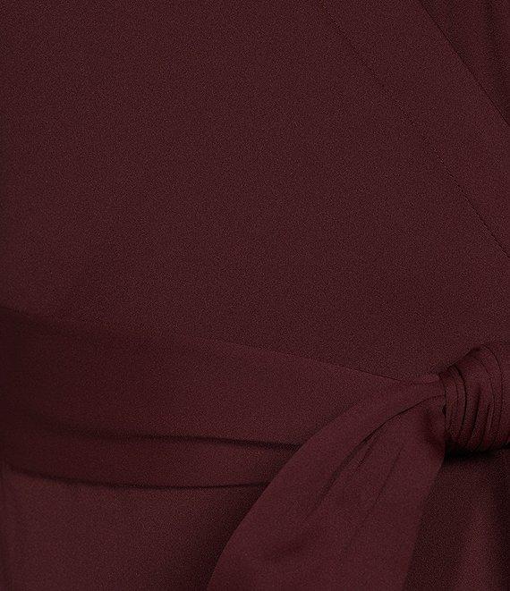 Alex Marie Adaline Jetset-Tech Super Stretch Wrap Midi Dress Product Image