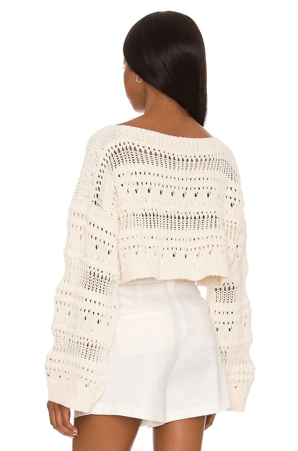 Francis Open Stitch Cropped Pulllover Tularosa Product Image