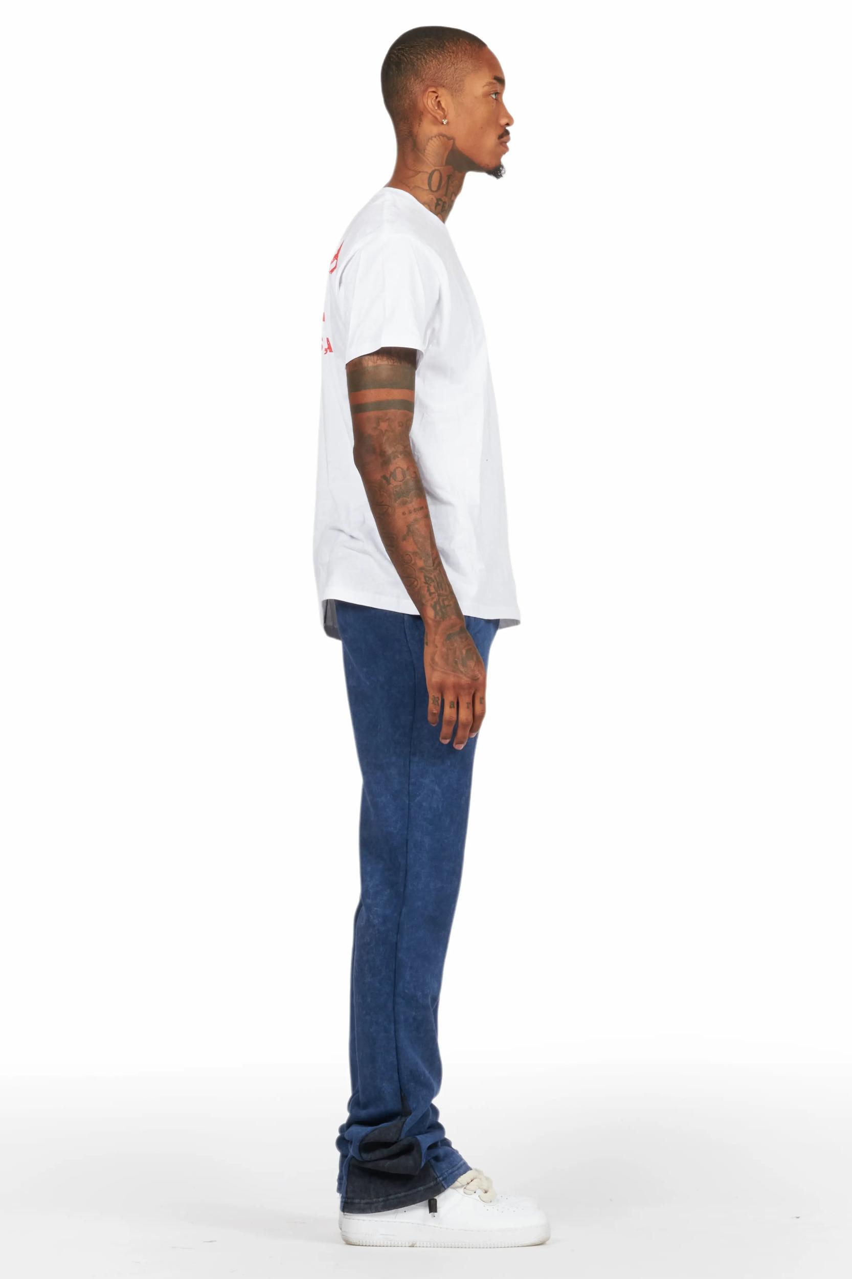 Alpine Vintage Navy Baggy Pant Male Product Image