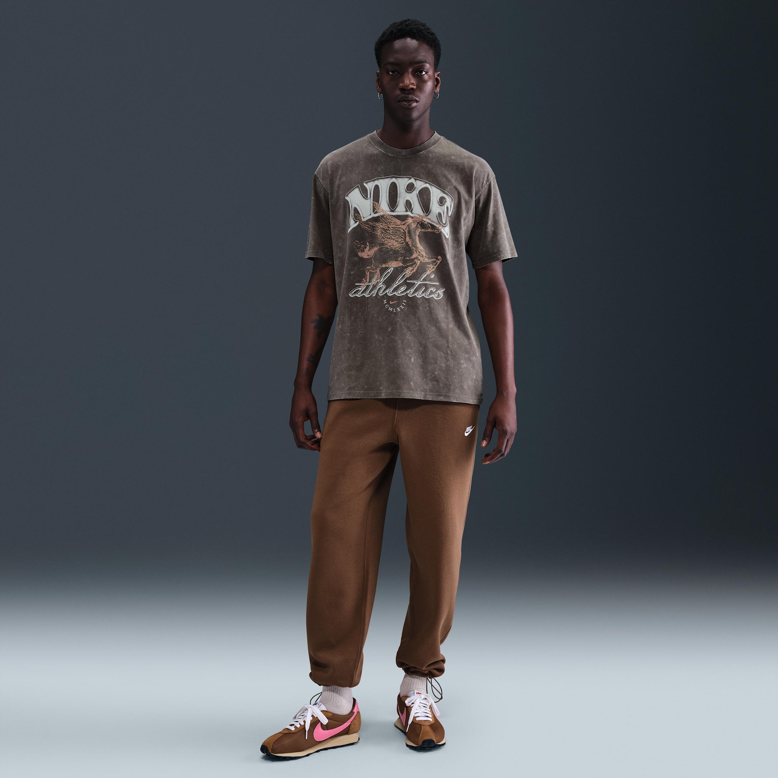 Nike Mens Nike M90 BB OC 3 T-Shirt - Mens Orange/Cave Stone Product Image