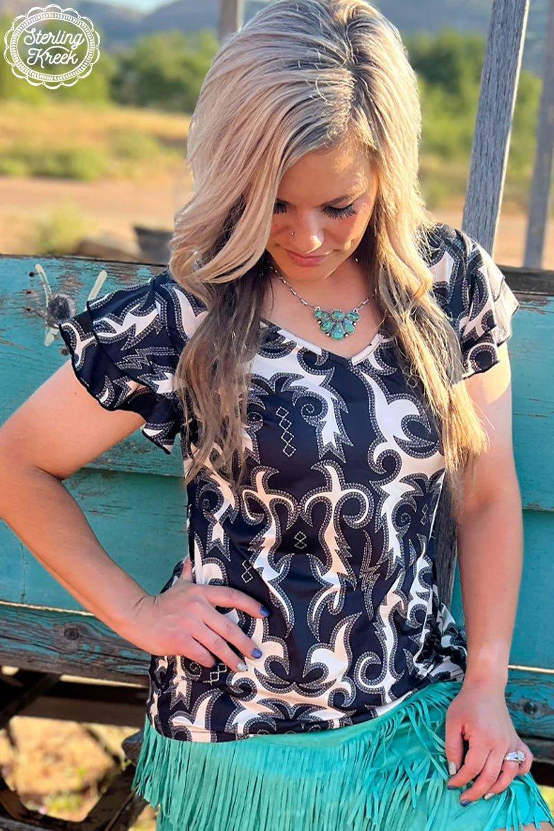 Sterling Kreek Space Cowgirl Top Product Image