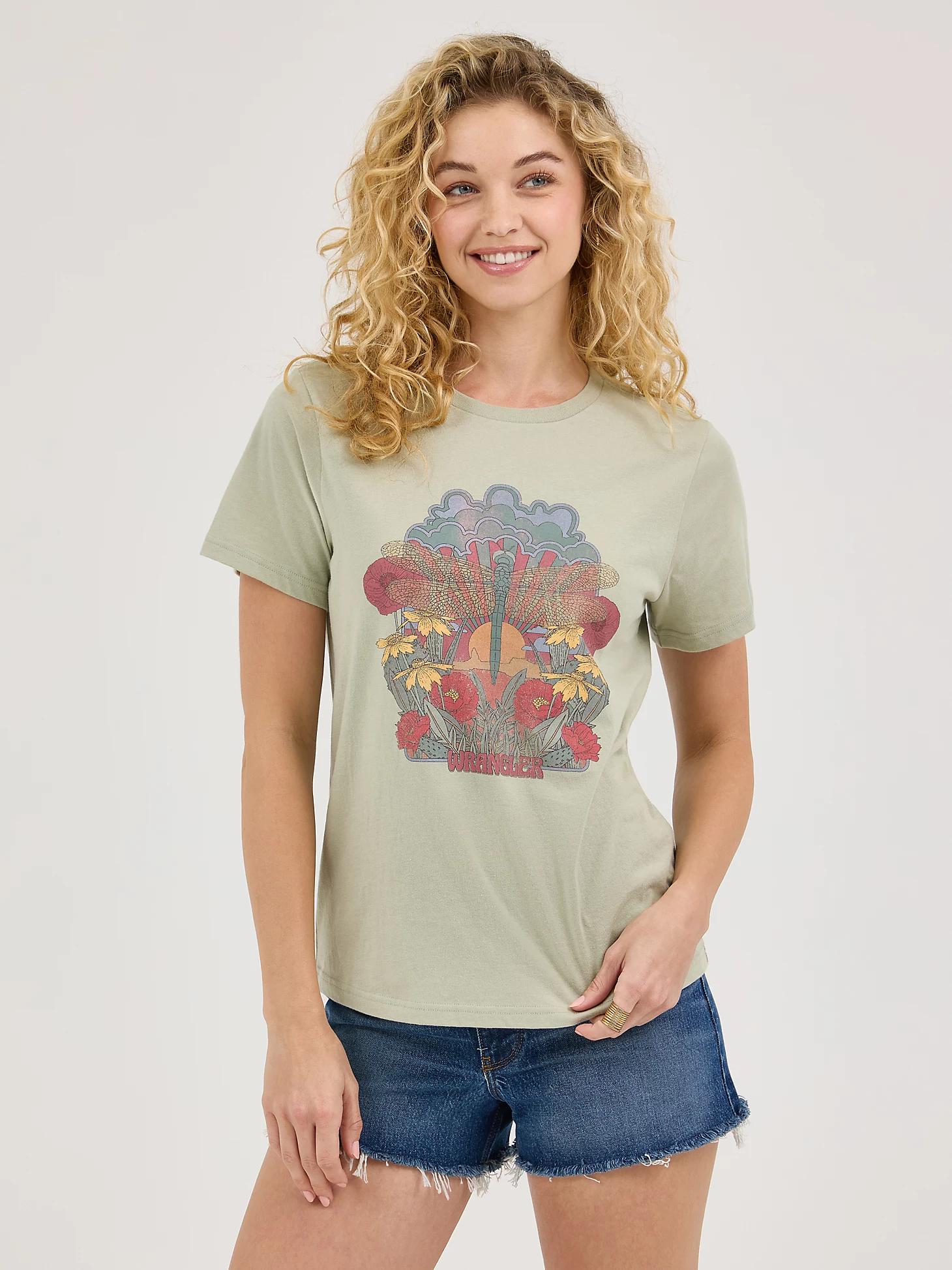 Women's Bloomin' Graphic Tee in Desert Sage Product Image