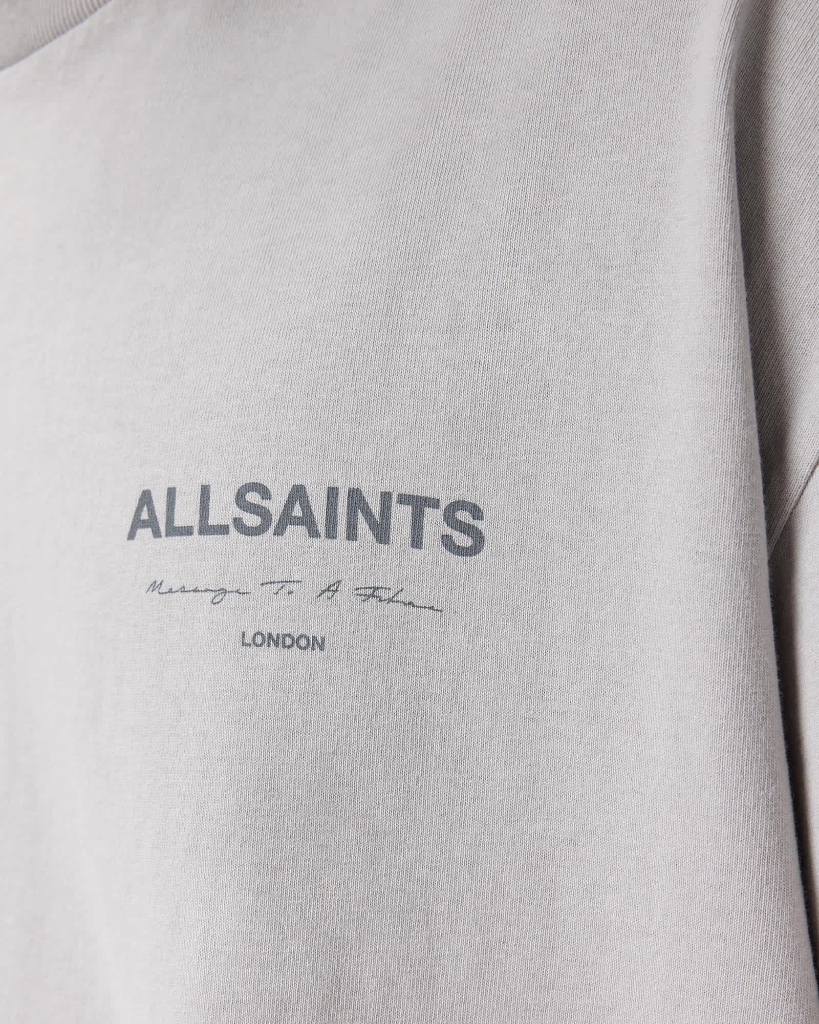 Future Short Sleeve T-Shirt CARBON GREY | ALLSAINTS US Product Image