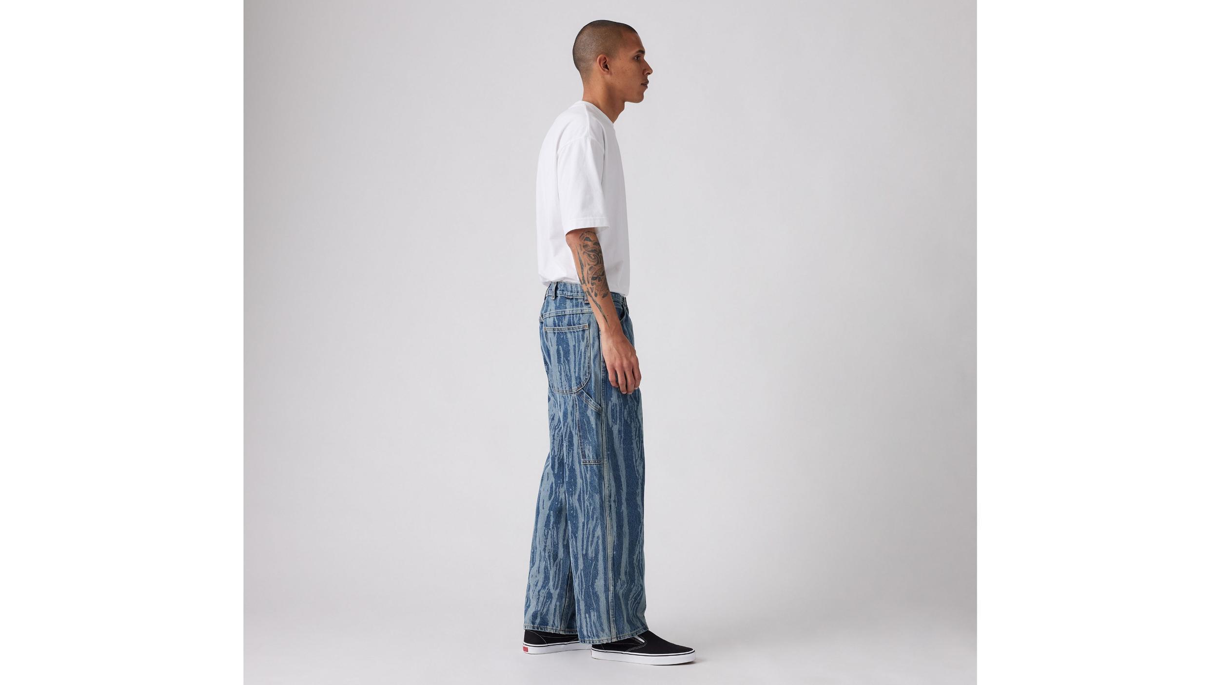 Skateboarding Cropped Carpenter Men's Jeans Product Image