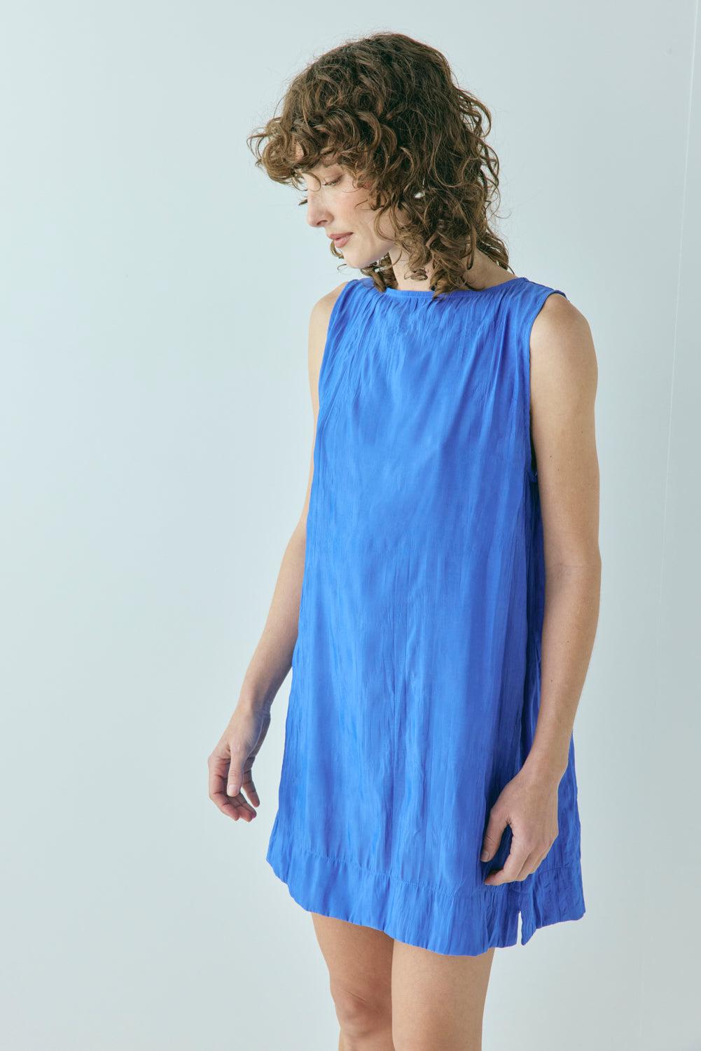 Aftersun Mini Dress Cobalt Product Image