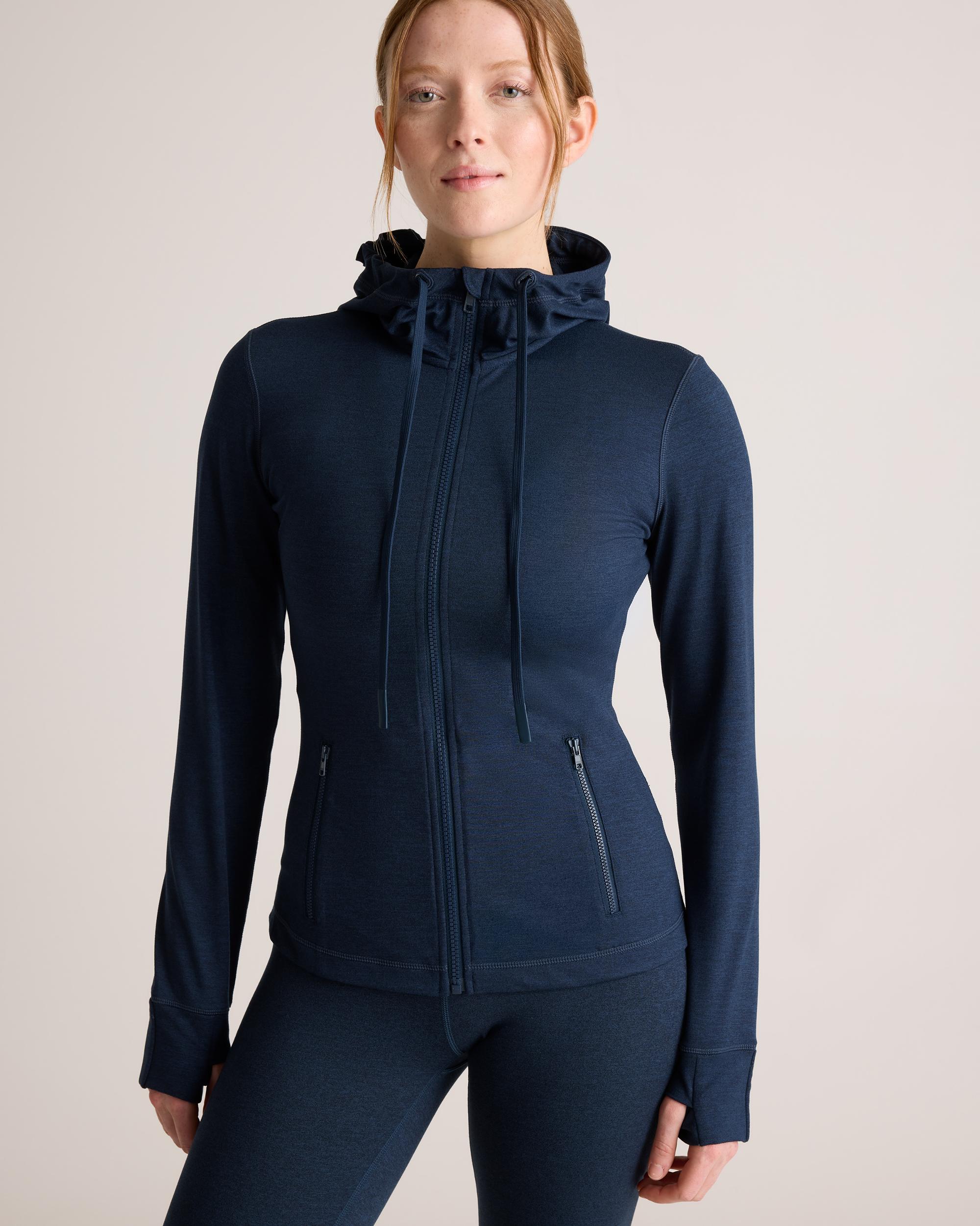 Quince | Women's Ultra-Soft Slim Fit Hooded Jacket Polyester Product Image