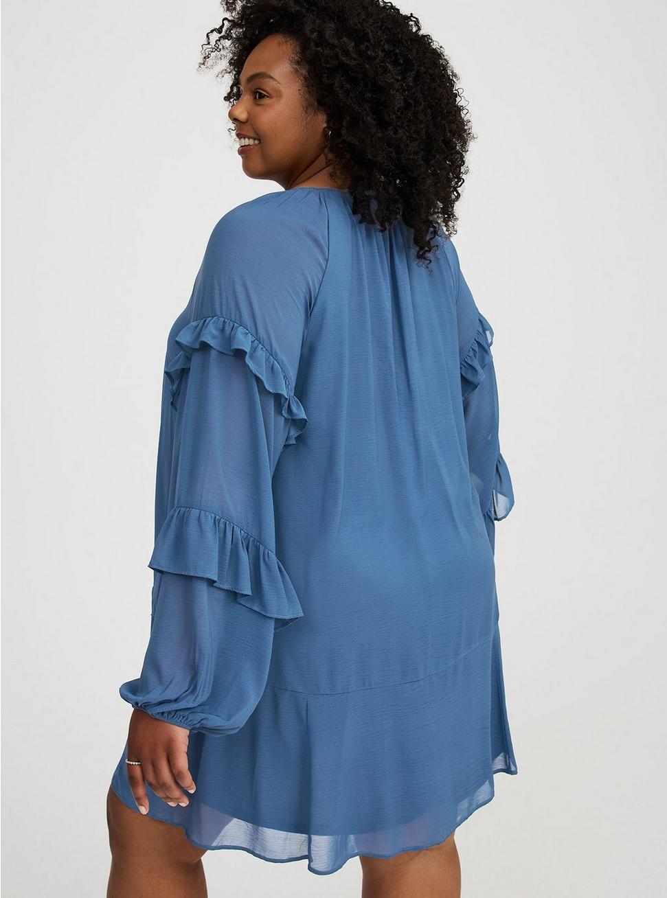 Mini Ruffle Peasant Dress Product Image