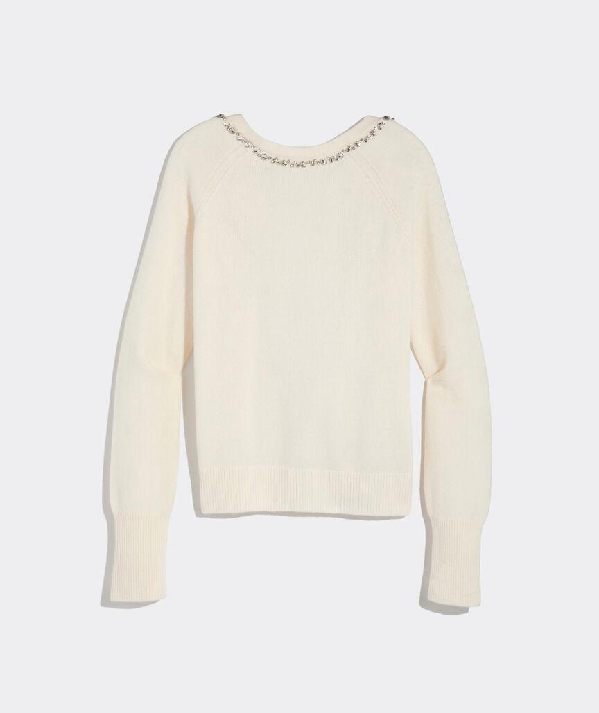 Rhinestone Embellished Sweater Product Image