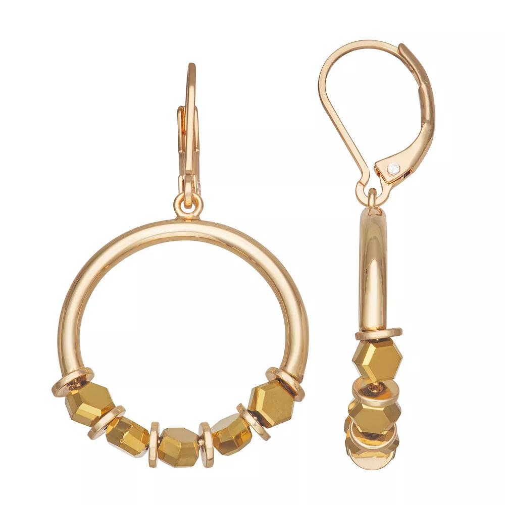 Nine West Small Drop Earrings, Womens, Gold Tone Product Image