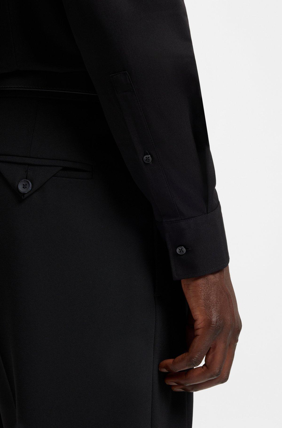 Slim-fit shirt in stretch twill Product Image