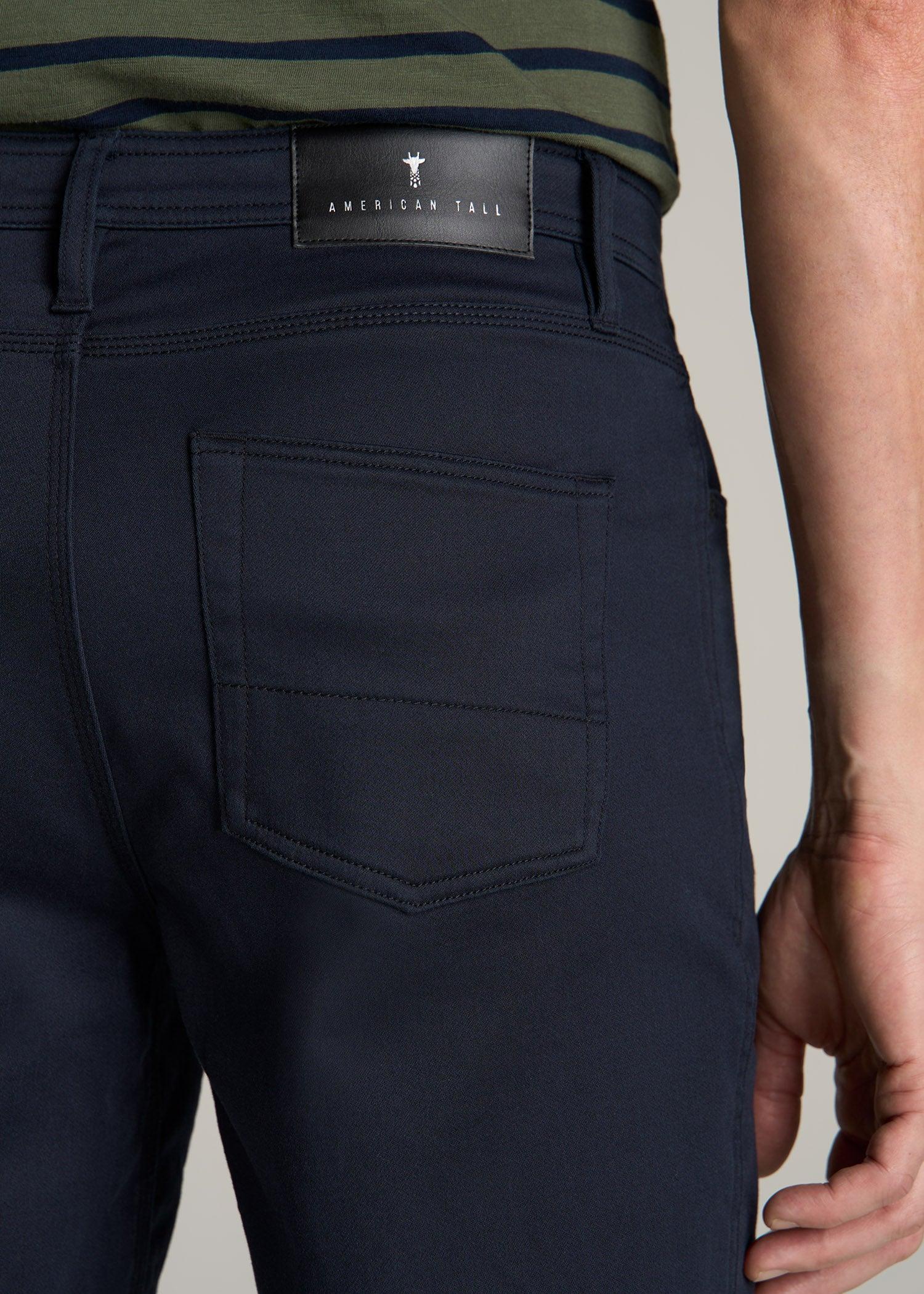 Everyday Comfort 5-Pocket TAPERED-FIT Pant for Tall Men in True Navy Male Product Image