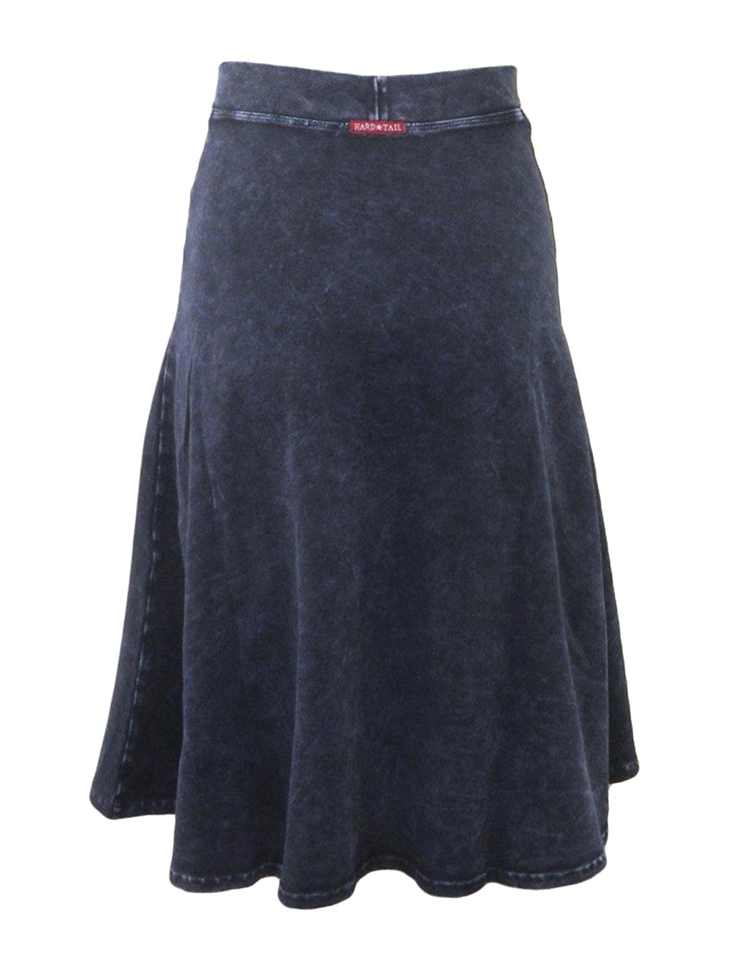 Hard Tail Easy Flare Knee Skirt W-646 Product Image