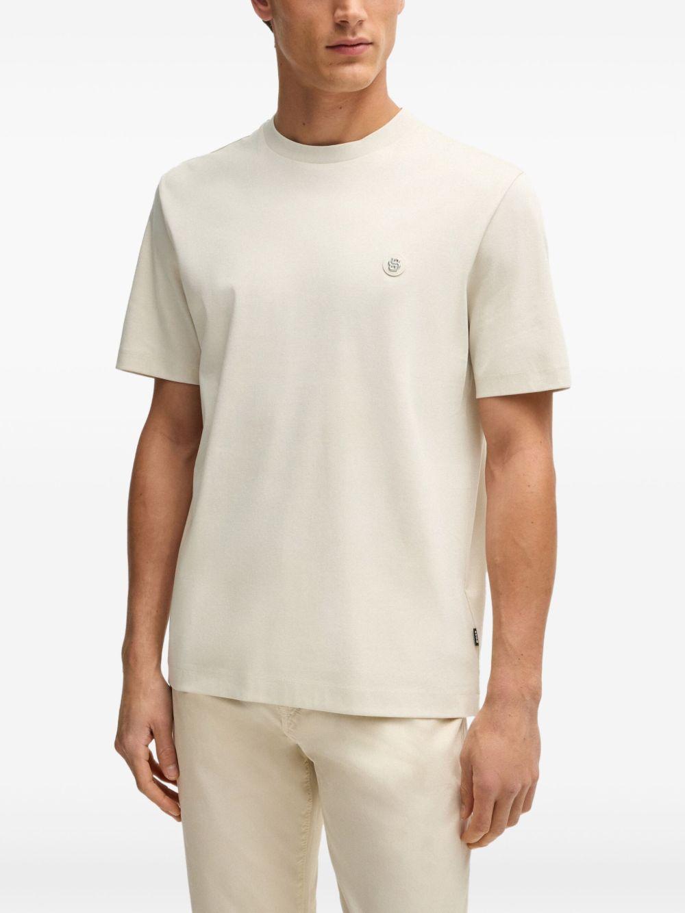 monogram appliqué t-shirt Product Image