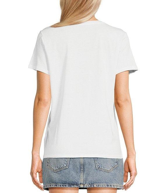 Guess Spicy Lips Short Sleeve Easy Graphic T-Shirt Product Image