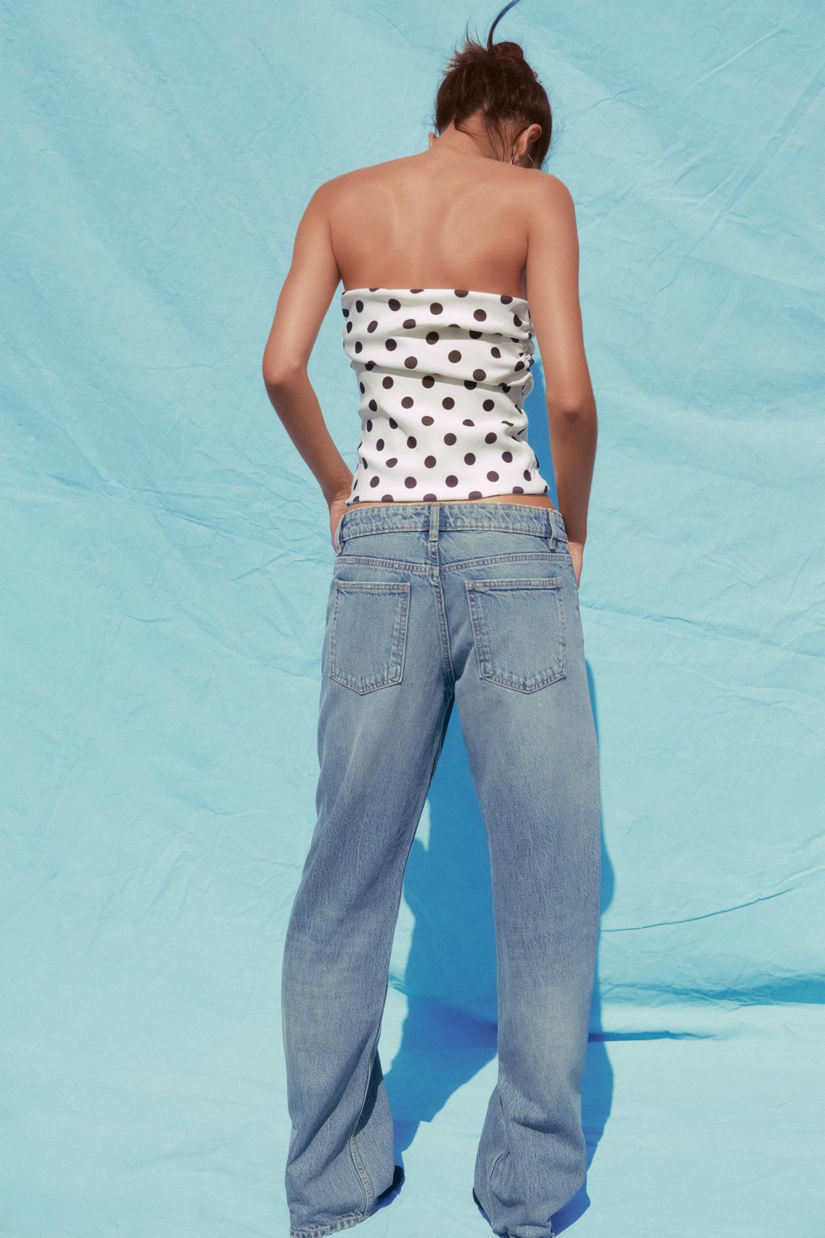 POLKA DOT BANDEAU TOP Product Image