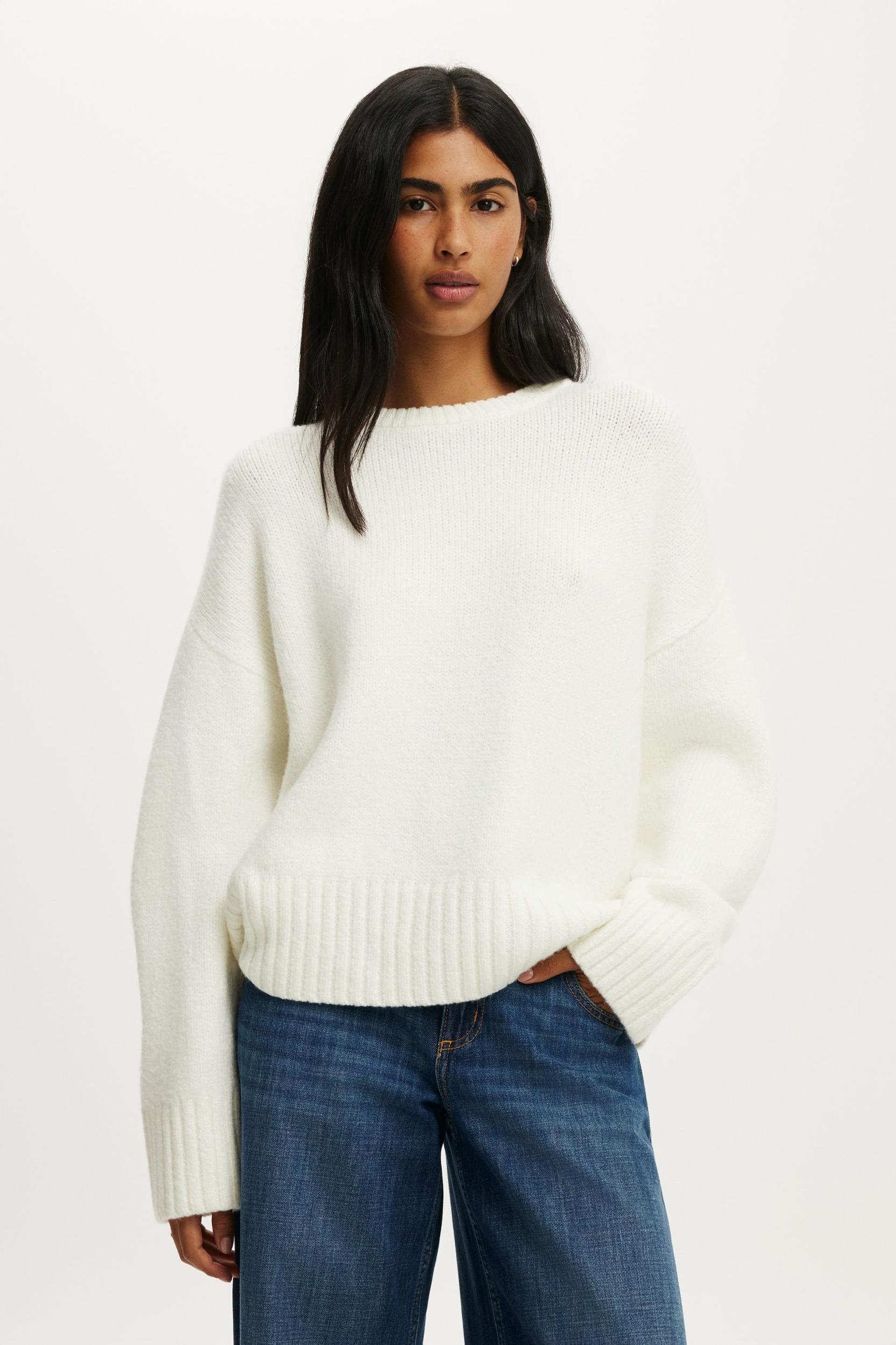 Luxe Crew Neck Sweater Product Image