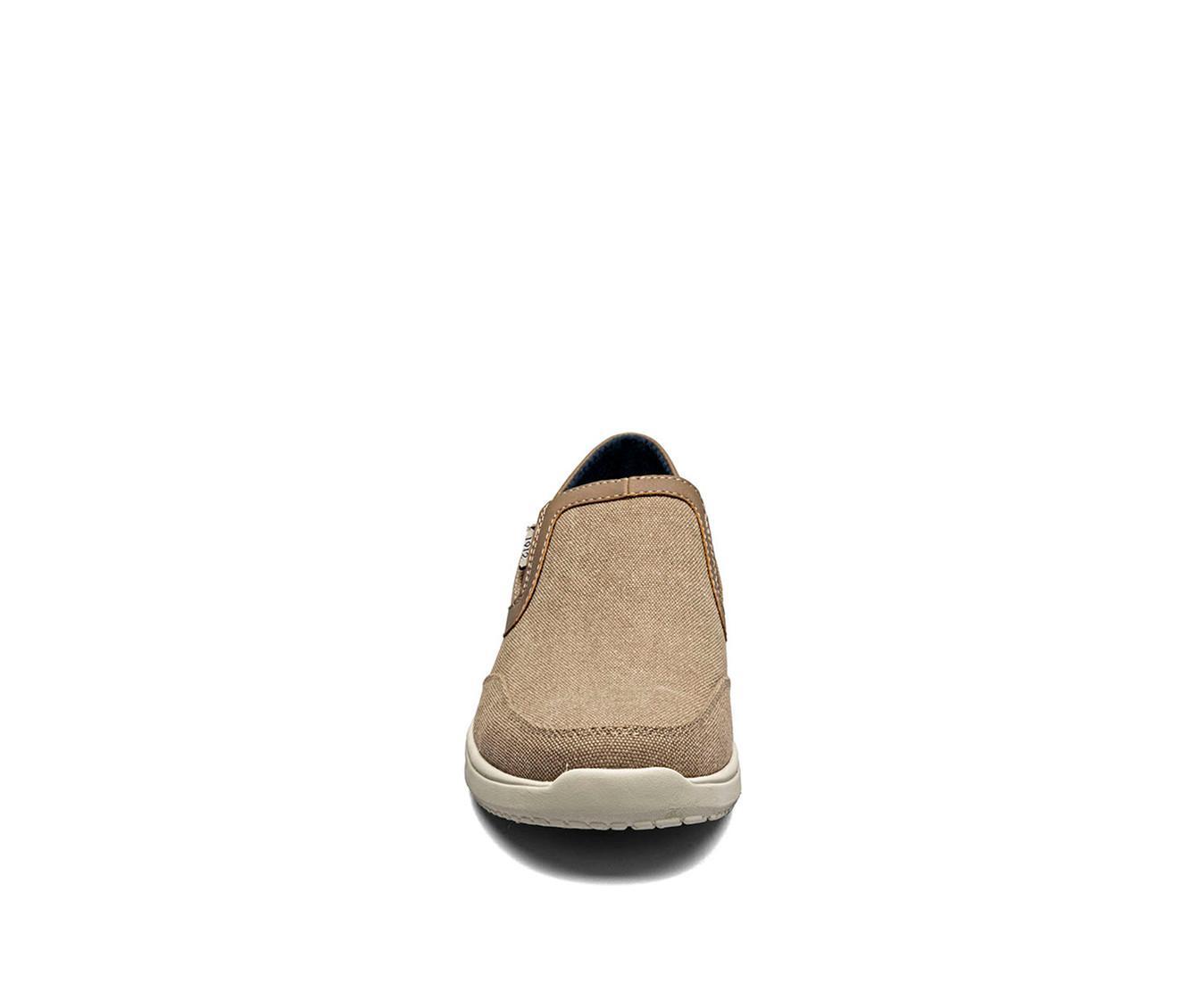 Men's Nunn Bush Conway EZ Canvas Moc Toe Slip On Shoes Product Image