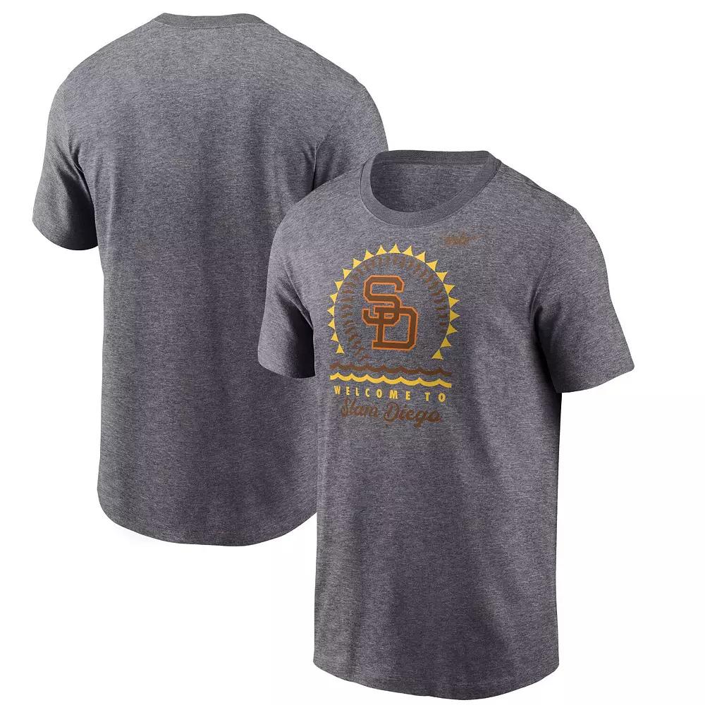 Men's Nike Gray San Diego Padres Sun Hometown T-Shirt,  Product Image