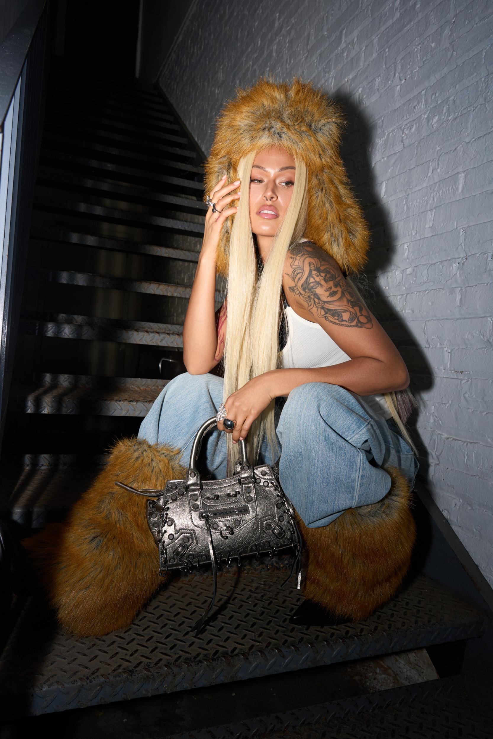 SO WITH IT FAUX FUR AVIATOR HAT Product Image