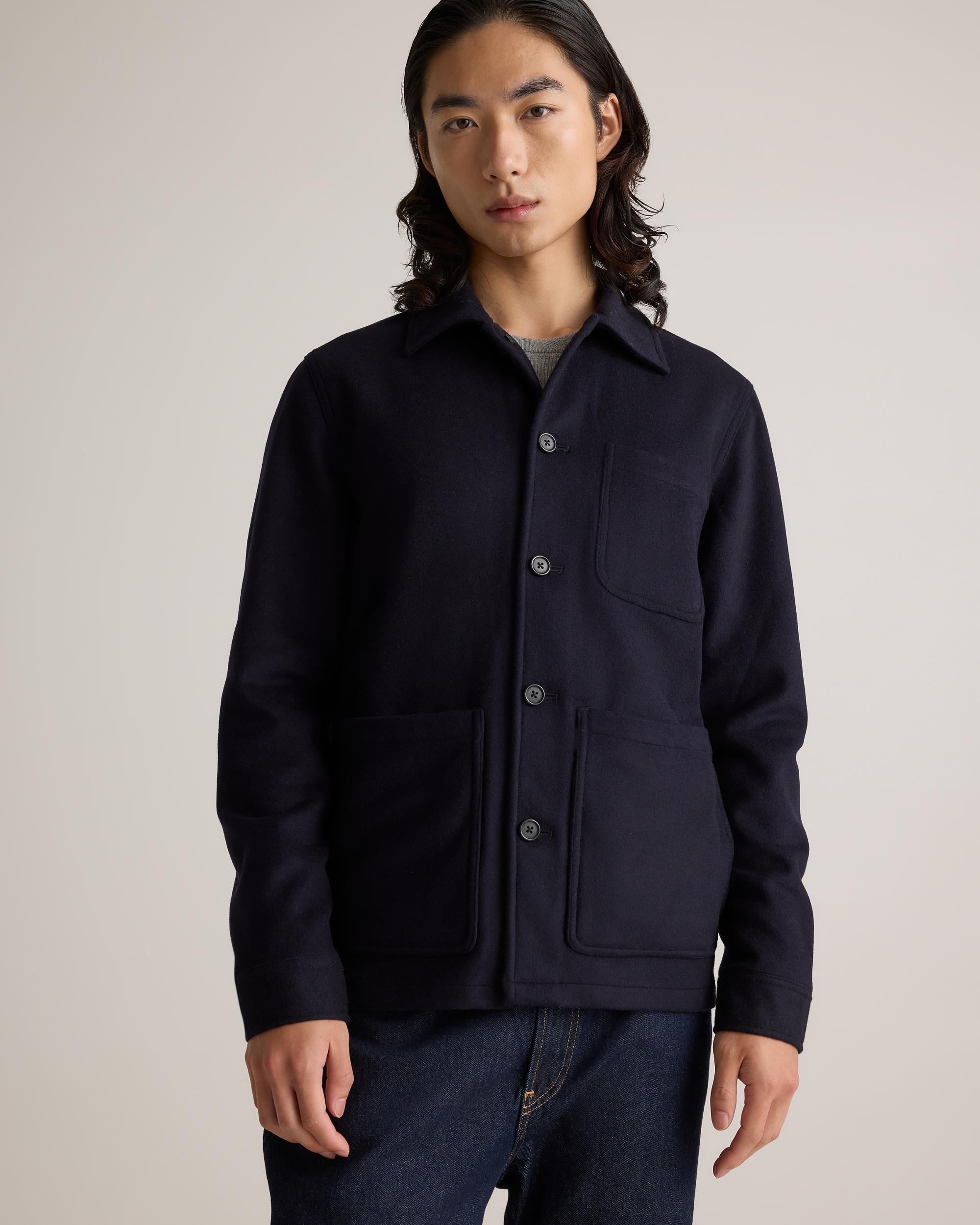 Quince | Men's Italian Wool Chore Jacket Wool/Nylon Product Image