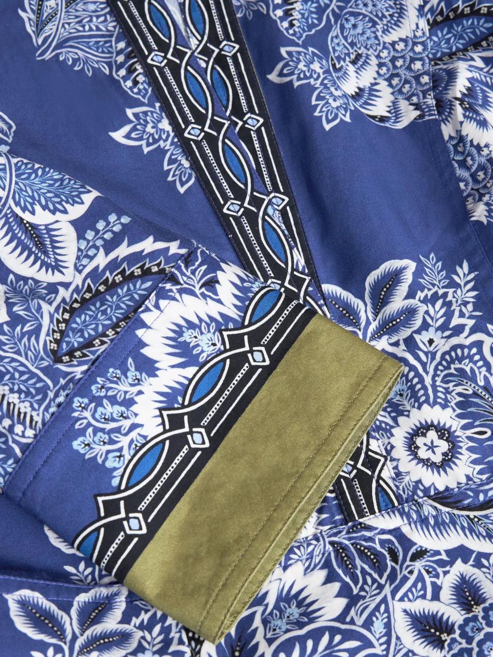 floral-print cotton maxi dress Product Image