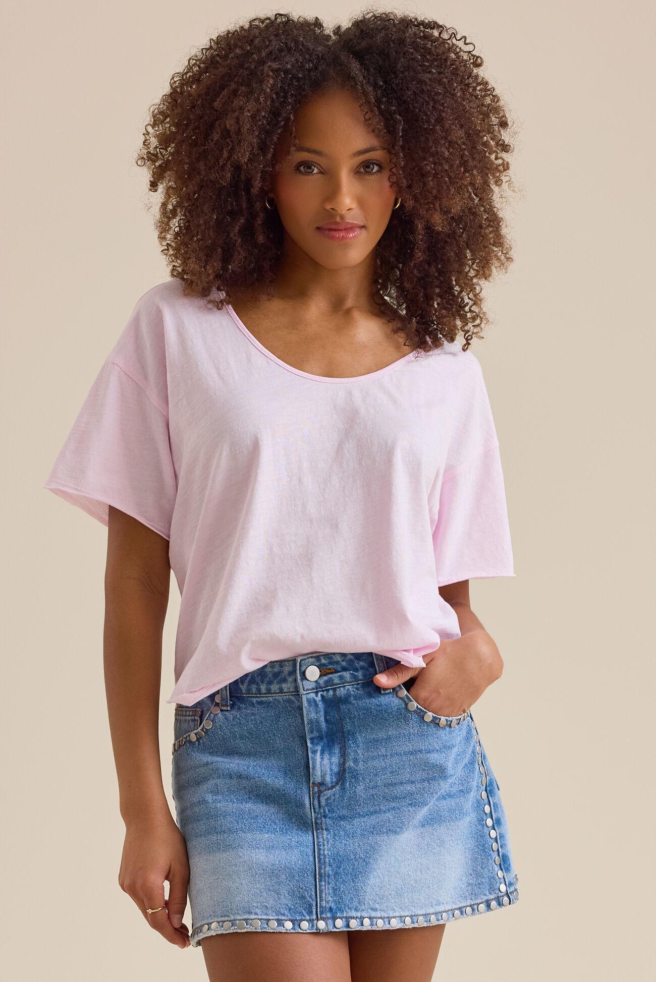 Hannah Slub Voop Tee Product Image