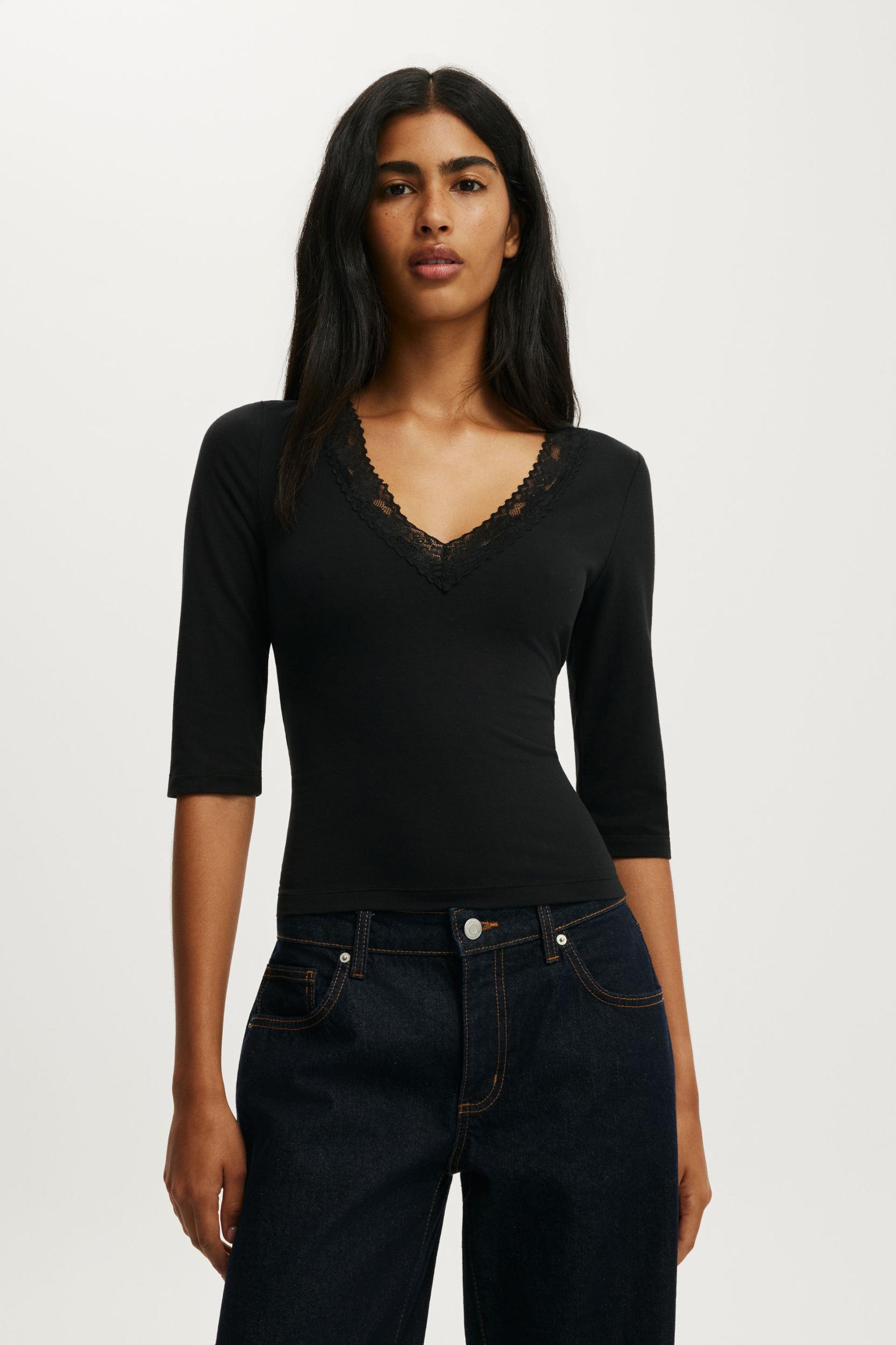 Eva Lace 3/4 Top Product Image