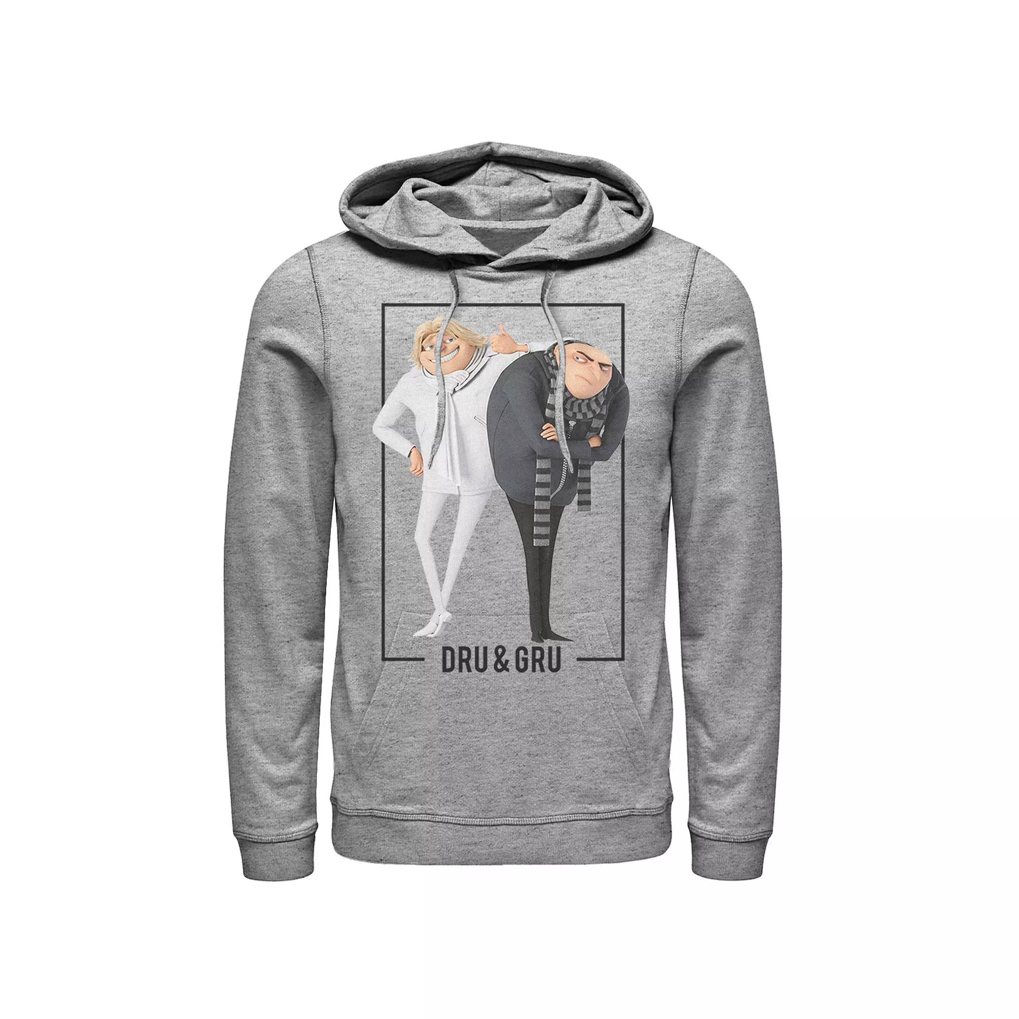 Men's Despicable Me Minions Dru & Gru Brothers Pullover Hoodie,  Product Image