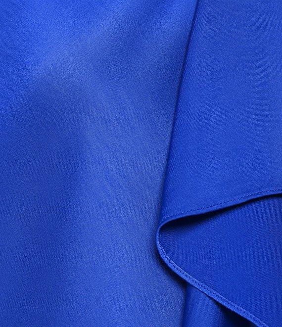 Alex Marie Chantal Crepe One Sleeve Above Knee Caftan Dress Product Image