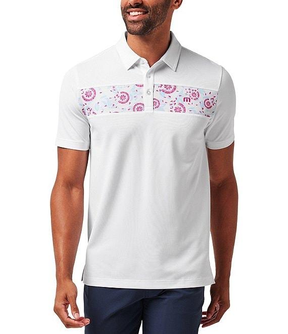 TravisMathew Good Good Flourish Short Sleeve Polo Shirt Product Image