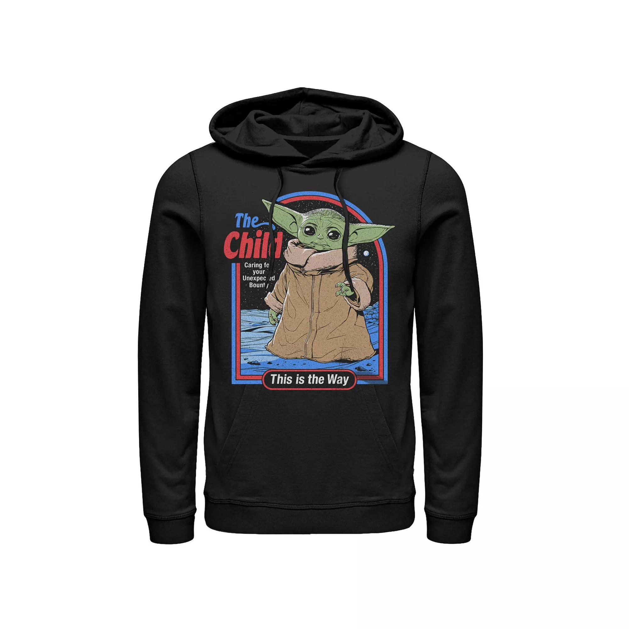 Men's Star Wars The Mandalorian Unexpected Bounty Graphic Hoodie, Size: Medium, Black Product Image