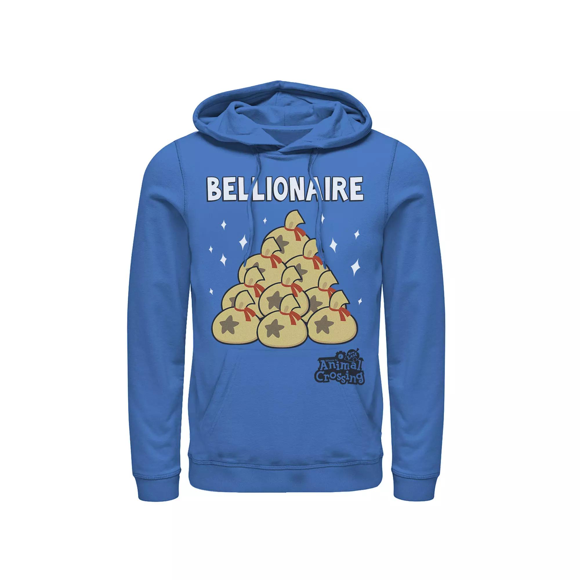 Men's Nintendo Animal Crossing New Leaf Bellionaire Hoodie,  Product Image