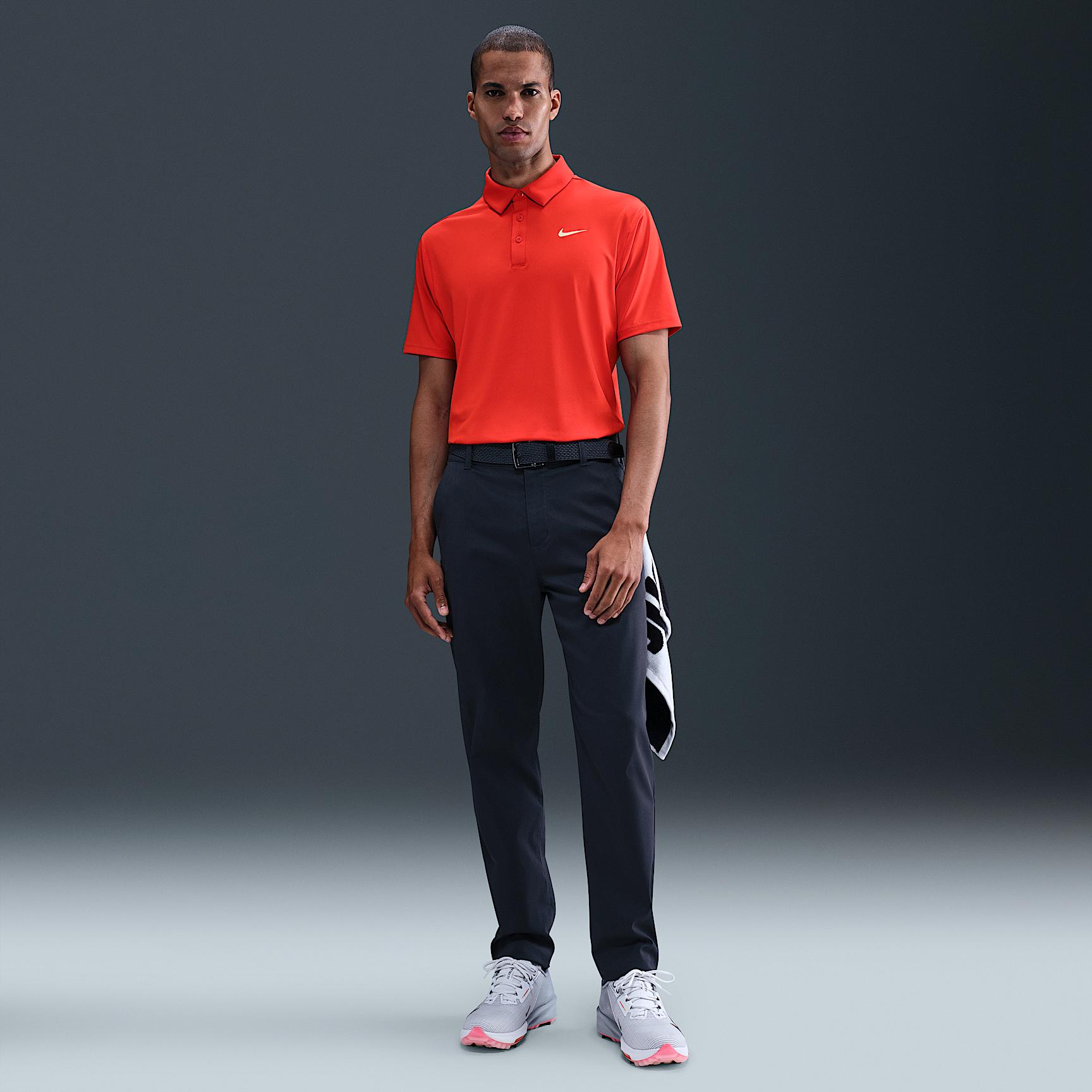 Nike Mens Tour Dri-FIT Solid Golf Polo | FZ7481-440 Product Image