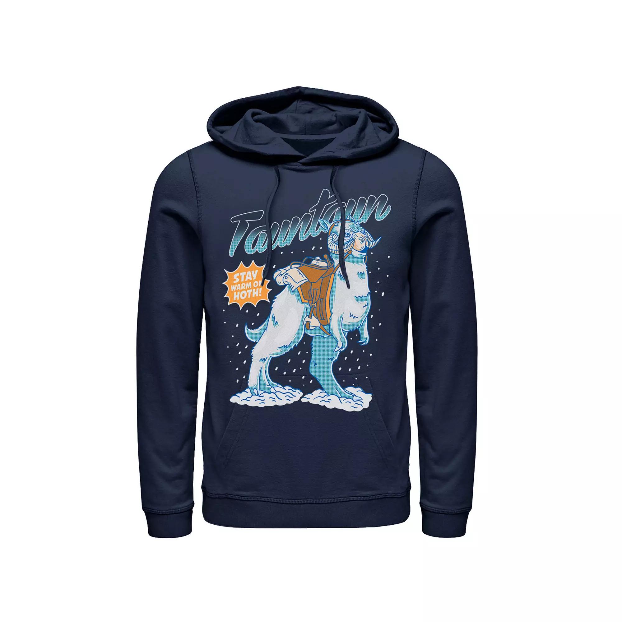 Men's Star Wars Tauntaun Stay Warm On Hoth Comic Portrait Hoodie,  Product Image