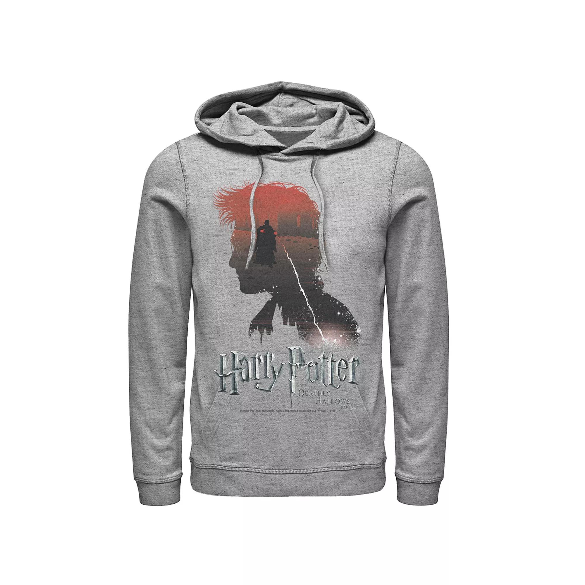Men's Harry Potter and the Deathly Hallows Pullover Hoodie,  Product Image