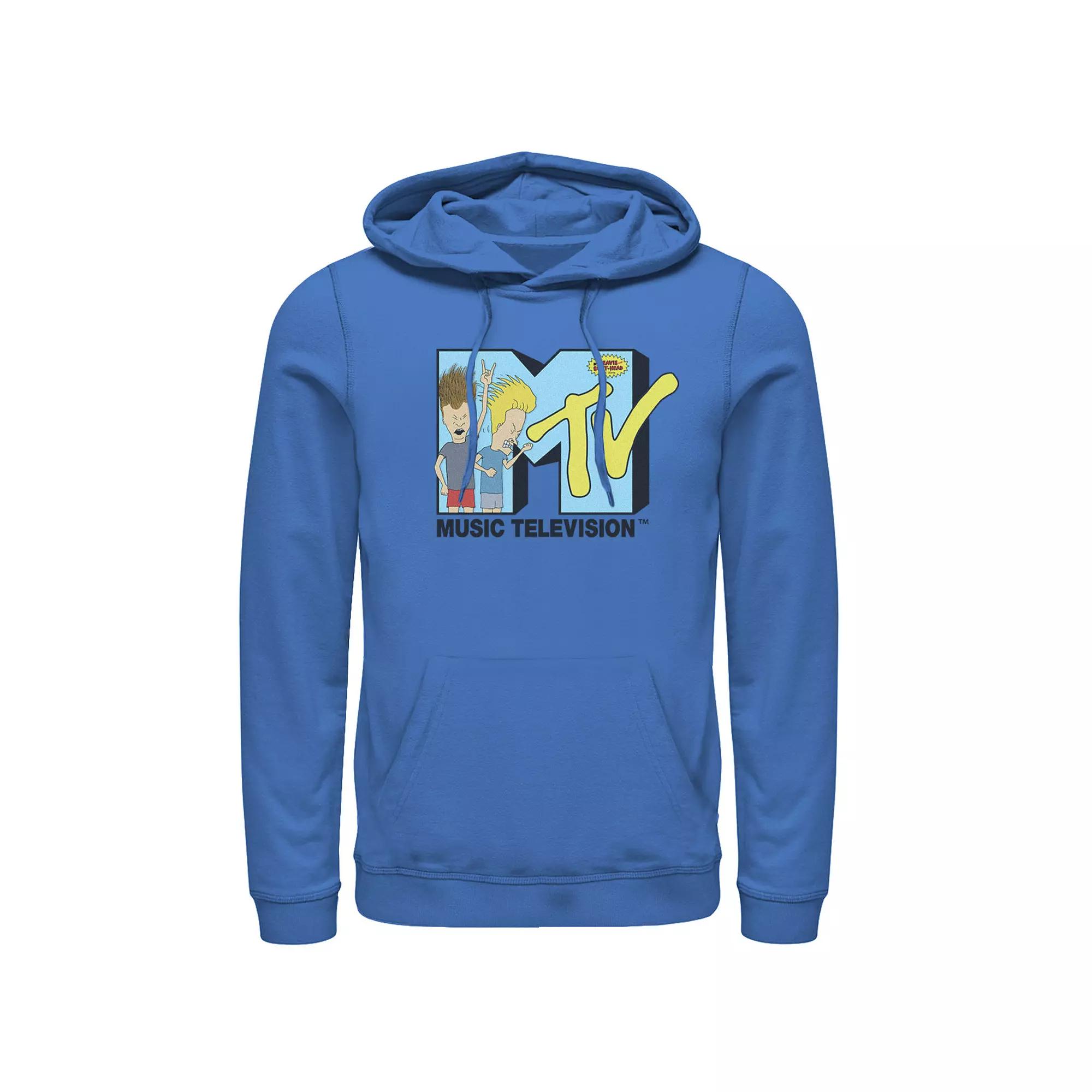 Men's Mtv Headbangers Rock Logo Hoodie,  Product Image